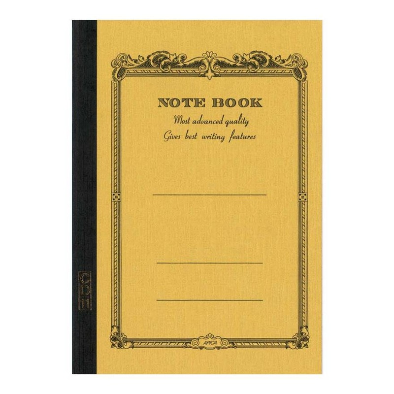 Apica A5 Mustard Yellow Lined Notebook