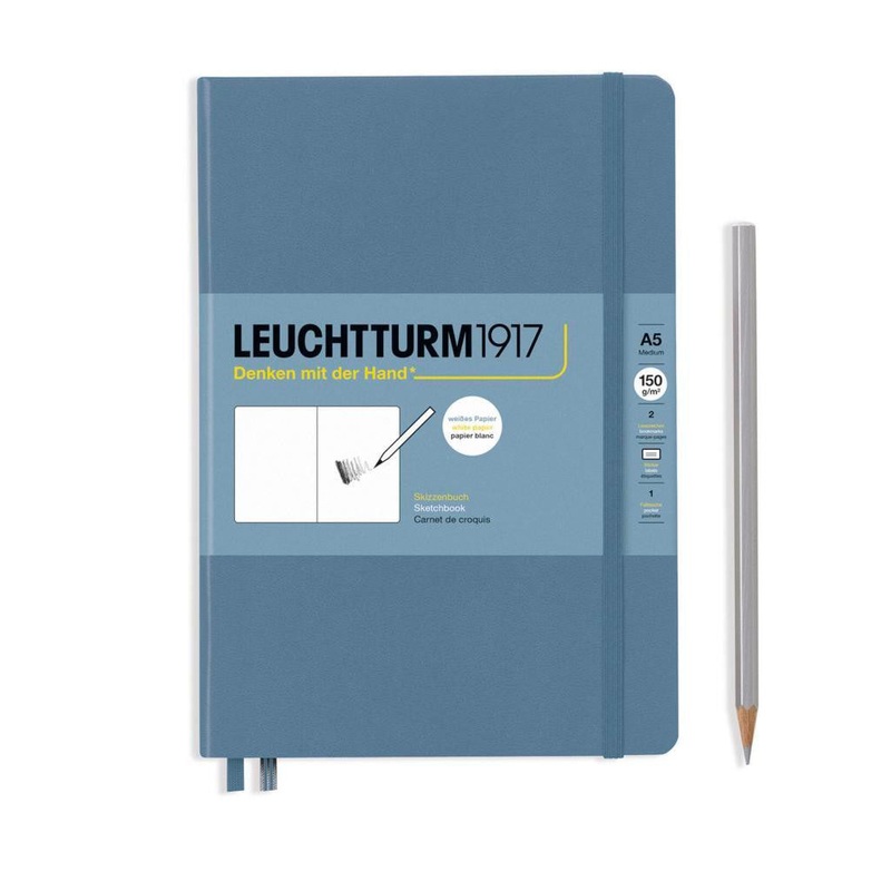 Leuchtturm1917 Medium (A5) Sketchbook - Stone Blue
