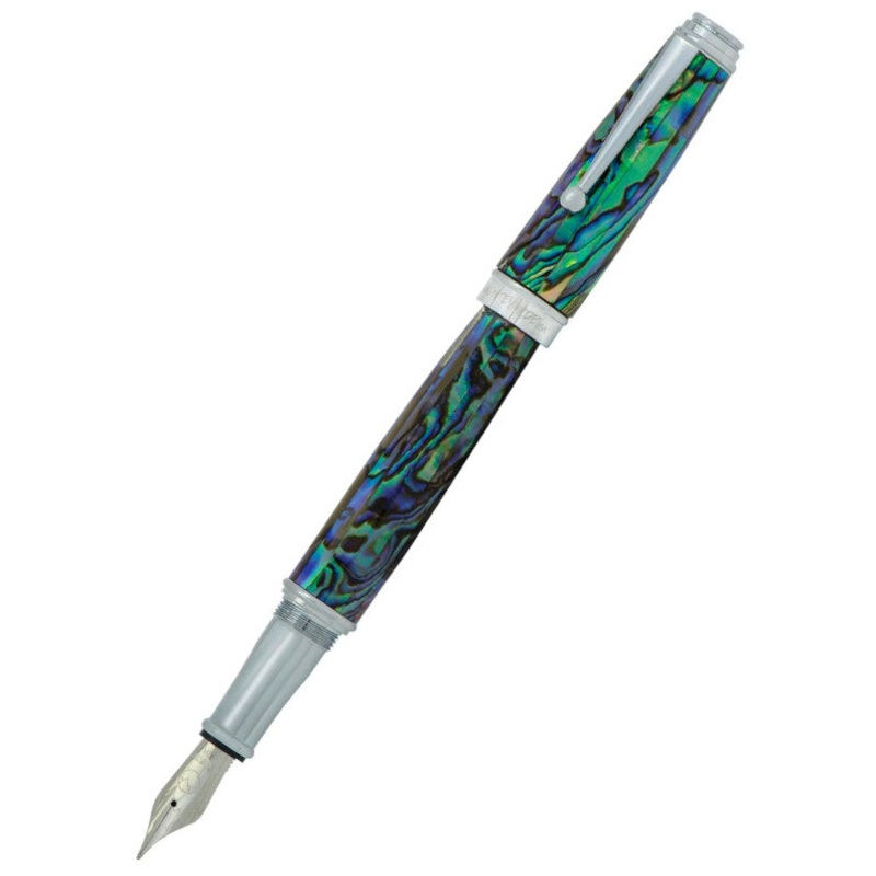 Monteverde Invincia Deluxe Fountain Pen - Abalone / Chrome Trim Limited Edition