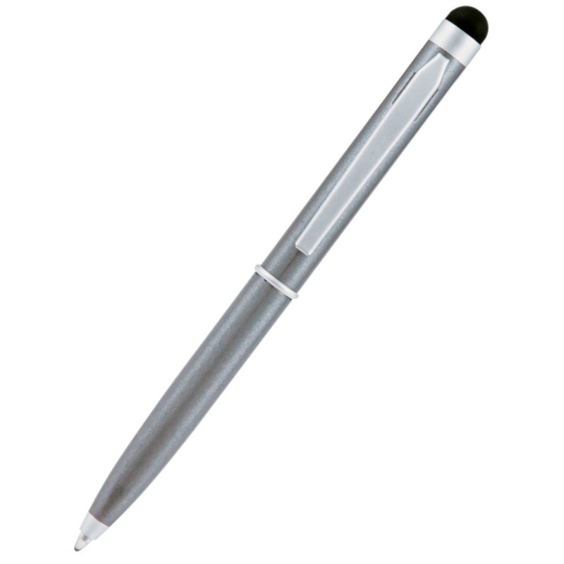 Monteverde Poquito Cool Grey Mini Ballpoint Stylus Pen