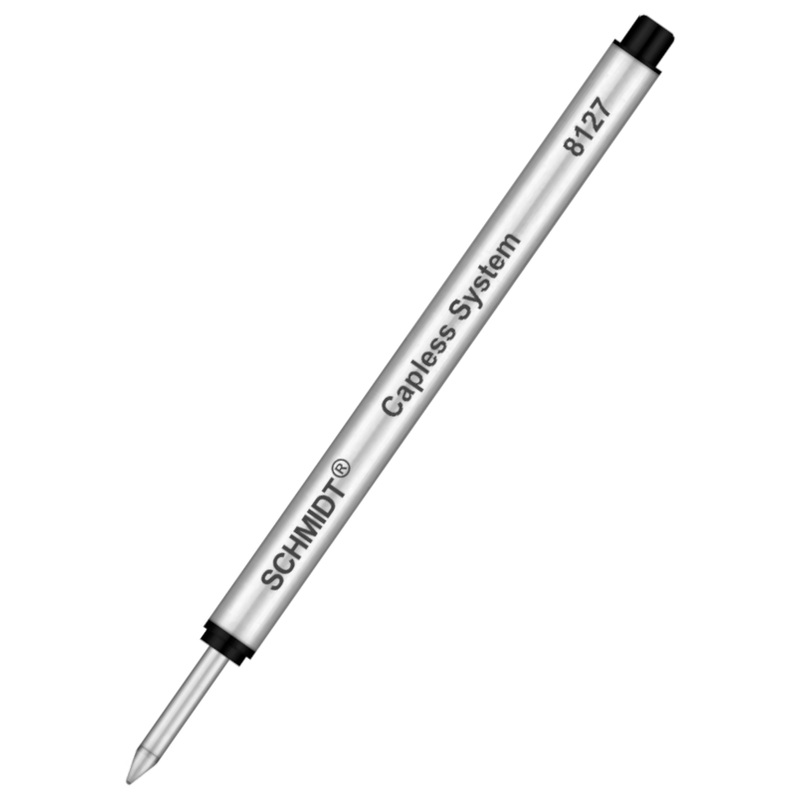 Schmidt Rollerball Short Capless Refill P8127 - Black Medium