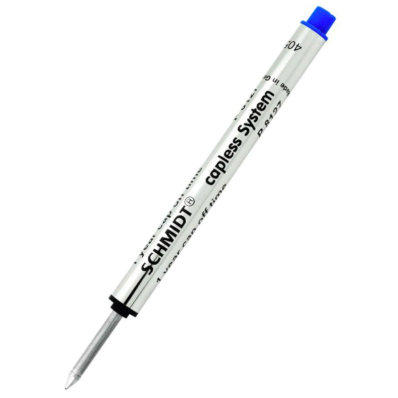 Schmidt Rollerball Short Capless Refill P8127 - Blue Medium