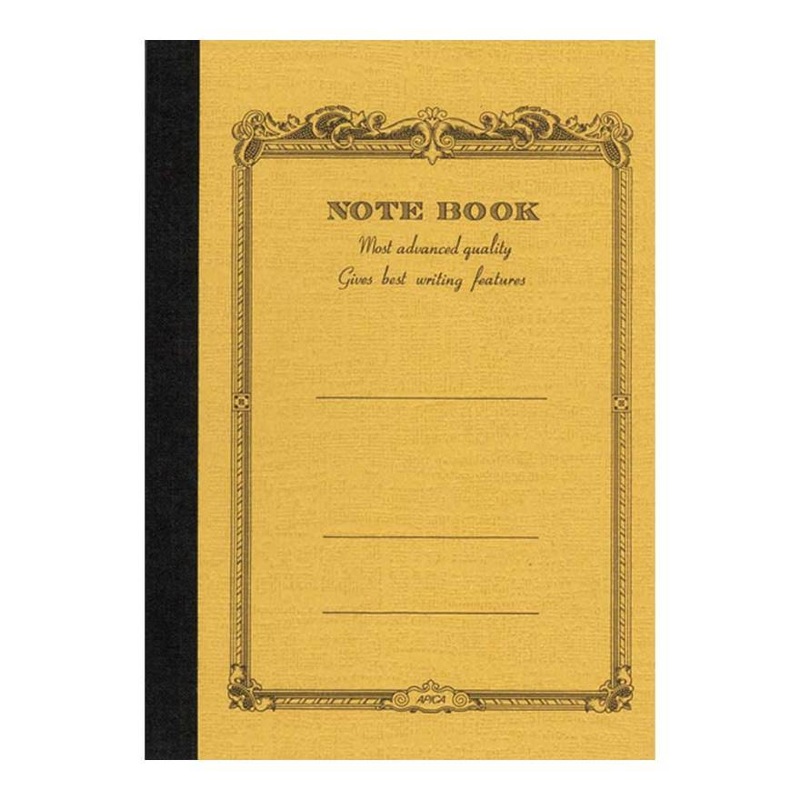 Apica A6 Mustard Yellow Lined Notebook
