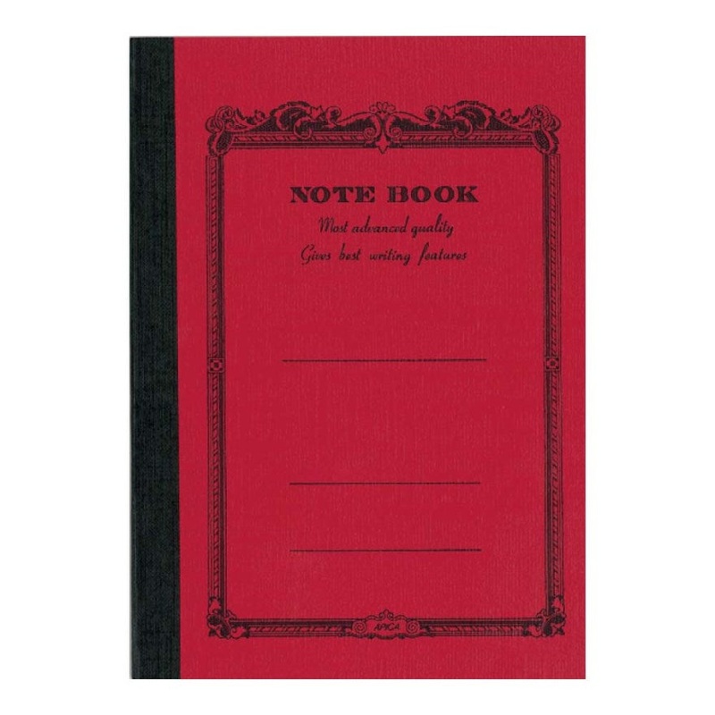 Apica A6 Red Lined Notebook