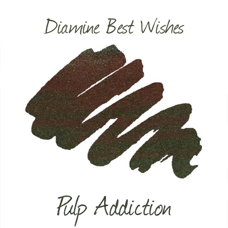 Diamine Green Edition Ink - Best Wishes - 2ml Sample