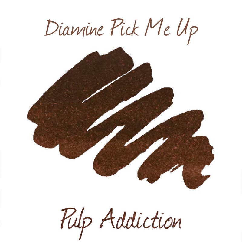 Diamine Green Edition Ink - Pick Me Up Scent & Sheen - 2ml Sample