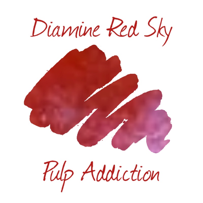 Diamine Red Sky - 2ml Sample