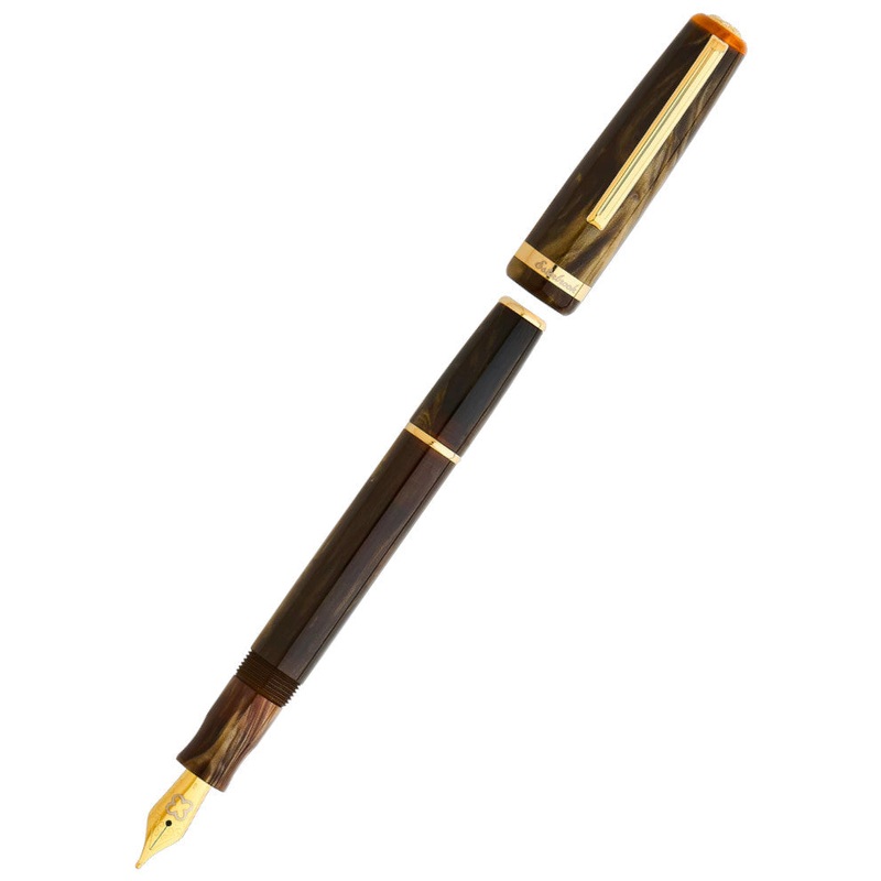Esterbrook JR Fountain Pen - Pumpkin Latte - Gold Trim - Custom Journaler