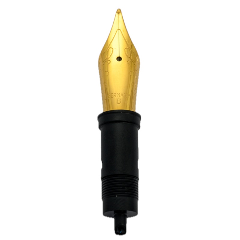 JoWo #6 Gold-Plated Steel Nib with Floral Design
