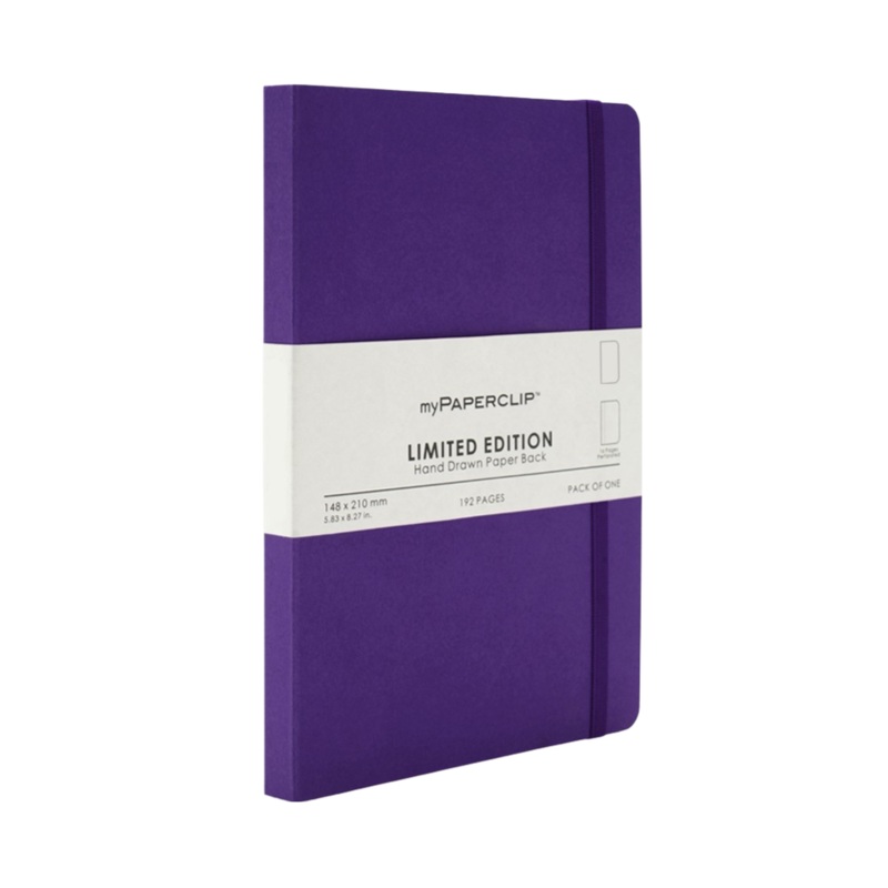 myPAPERCLIP Limited Edition Softcover A5 Notebook - Amethyst