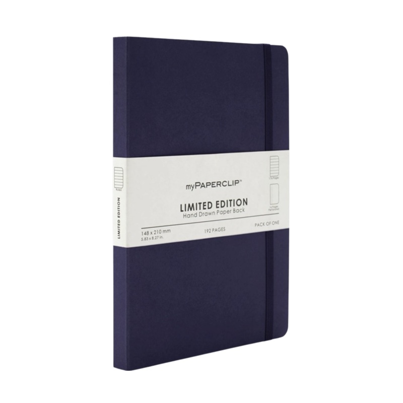 myPAPERCLIP Limited Edition Softcover A5 Notebook - Aubergine