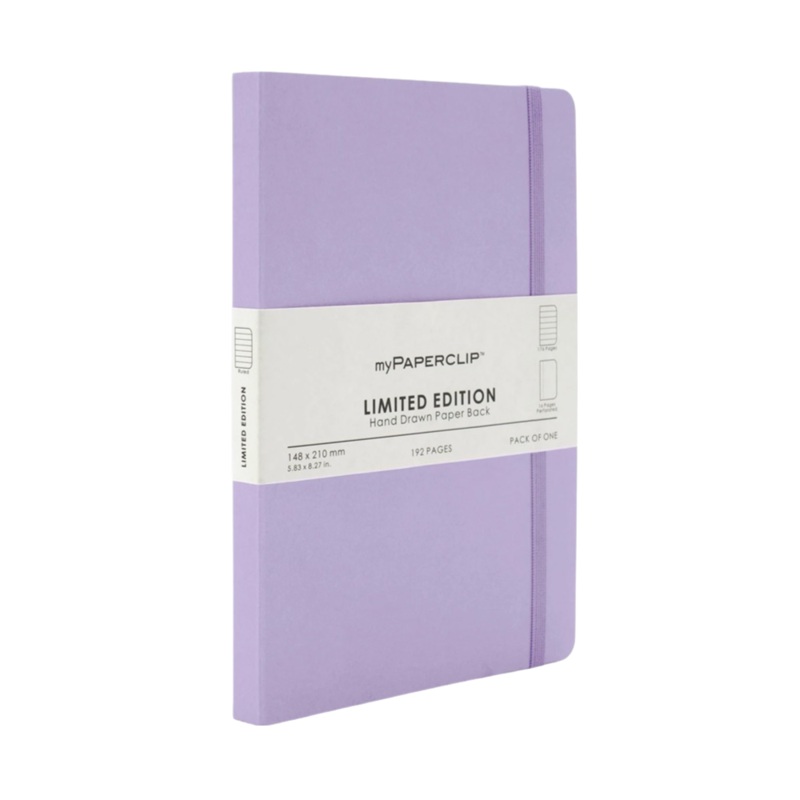 myPAPERCLIP Limited Edition Softcover A5 Notebook - Lilac