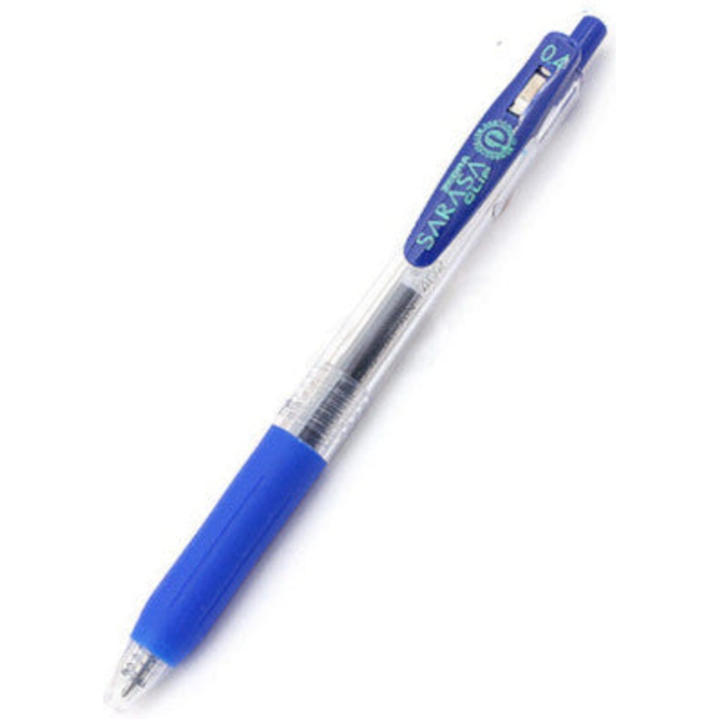 Zebra Sarasa Clip Gel 0.4mm Blue Rollerball Pen