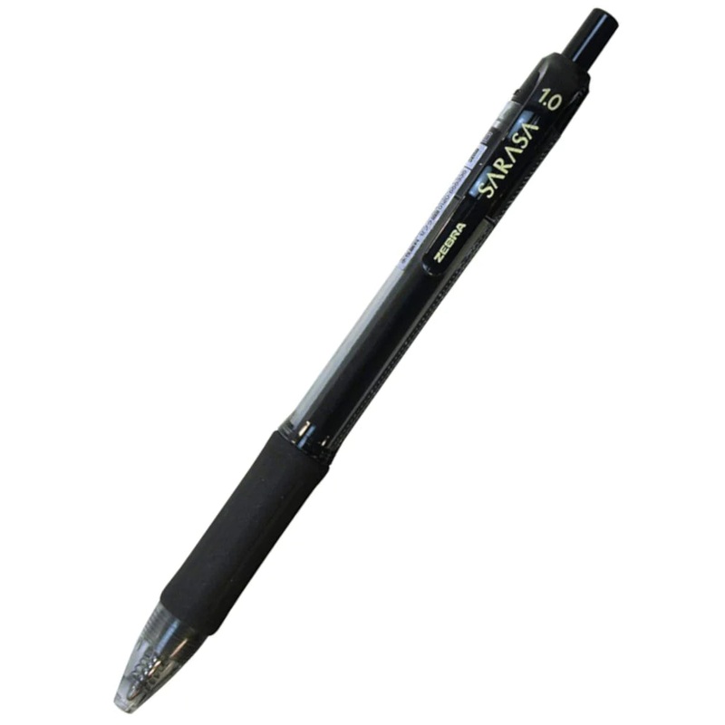 Zebra Sarasa Clip Gel 1.0mm Black Rollerball Pen