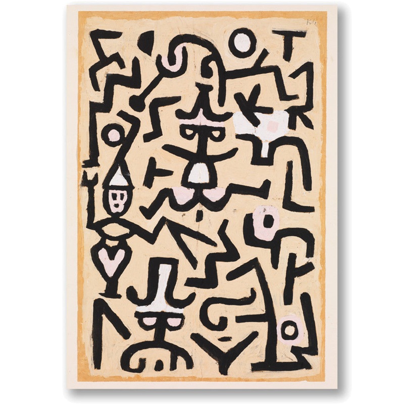 Alibabette Editions B6 Pocket Sketchbook - Klee Comediens