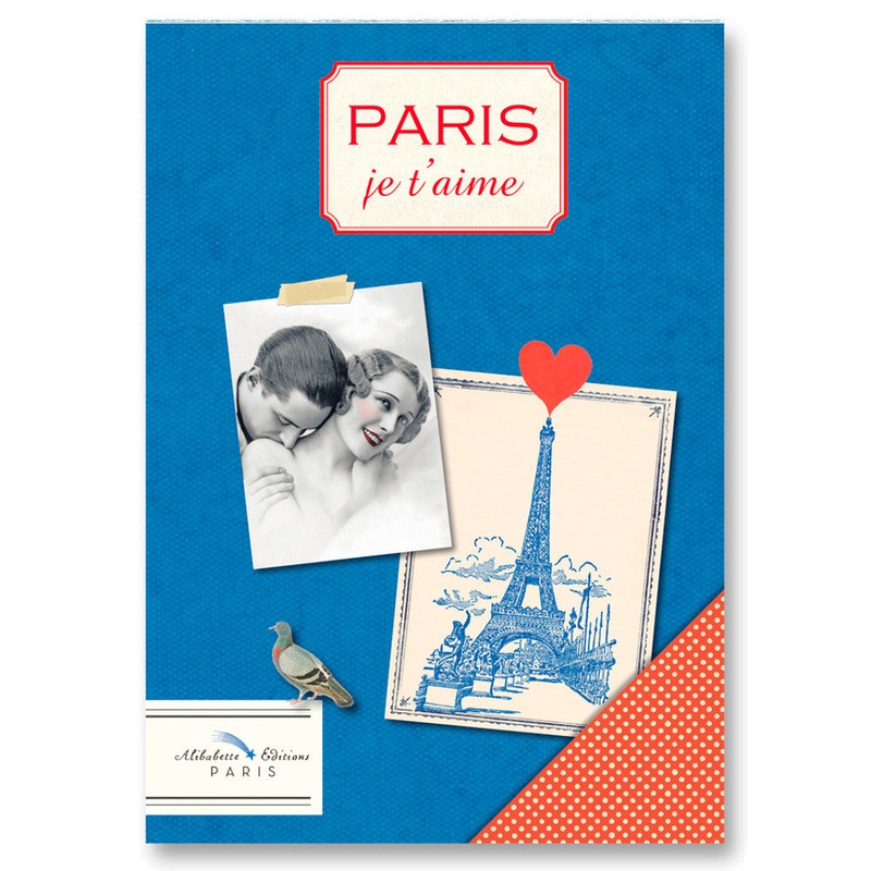 Alibabette Editions Illustrated Journal - Paris je taime