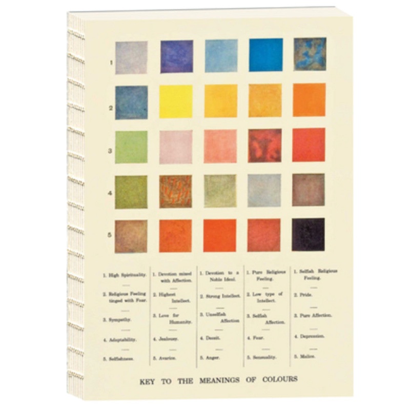 *Clearance* MEMMO Open Back A5 Sketchbook - Key to the Meaning of Colours