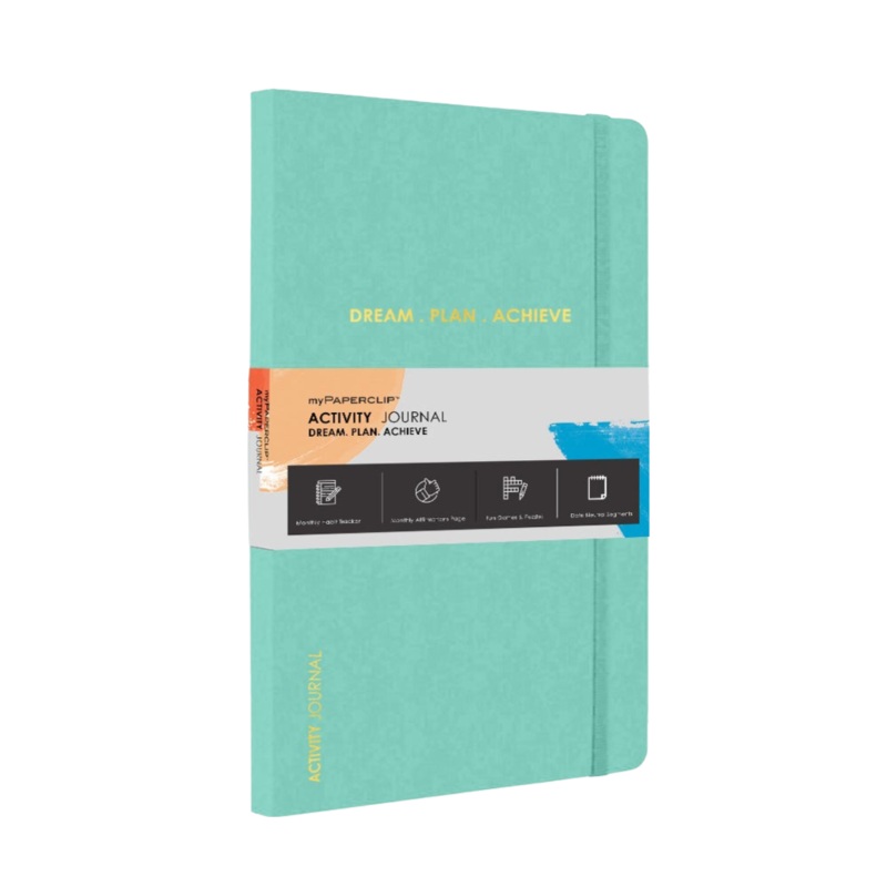 myPAPERCLIP Activity Journal Softcover A5 Notebook - Mint