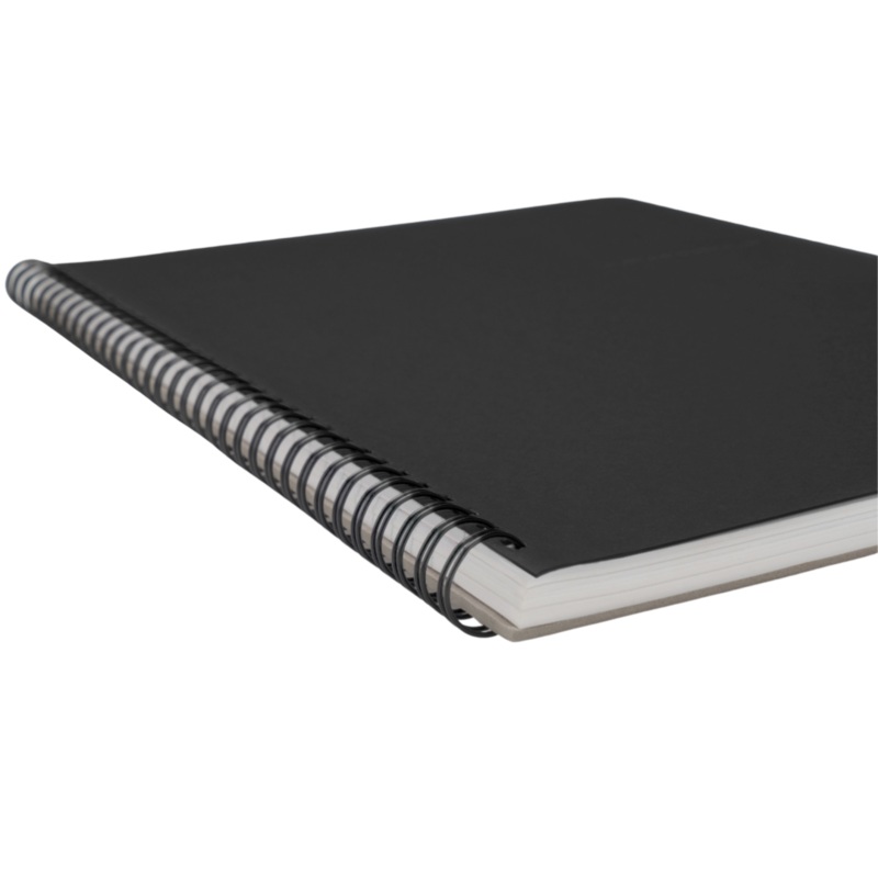 myPAPERCLIP Wiro Series Hardcover A4 Notebook - Black
