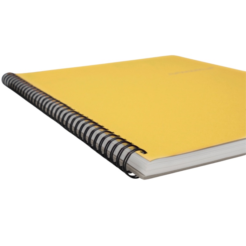 myPAPERCLIP Wiro Series Hardcover A4 Notebook - Yellow