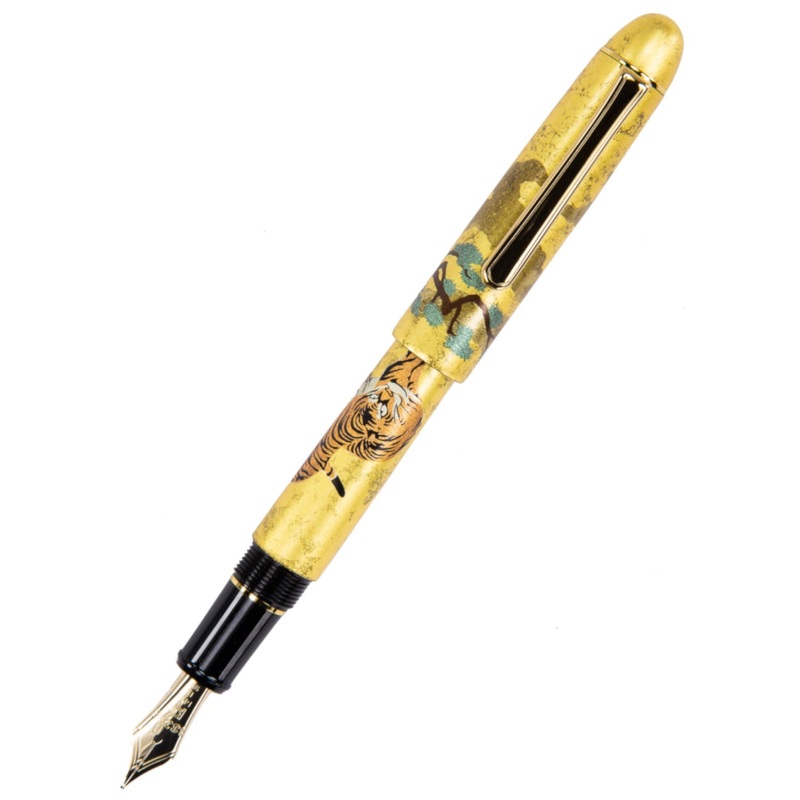 Platinum Kanazawa-Haku Fountain Pen - Matsu-Tora - Broad