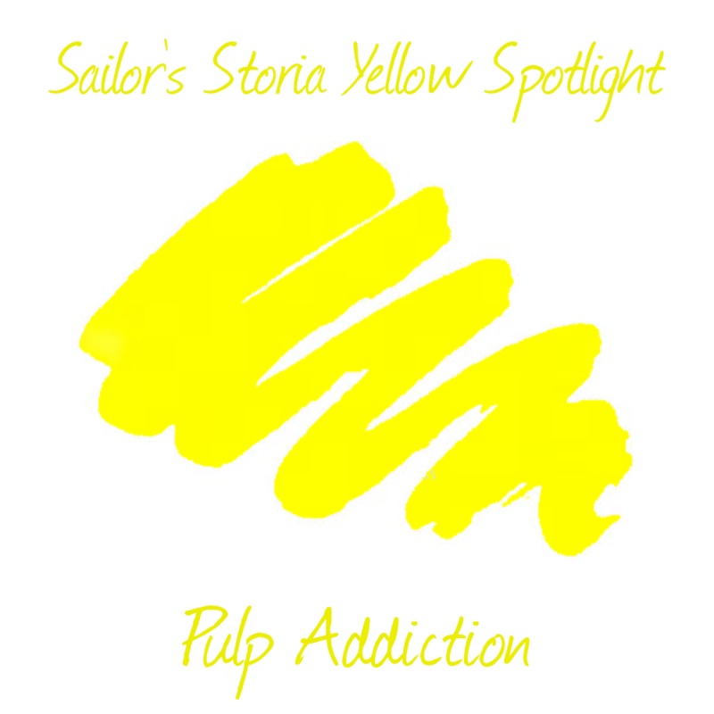 Sailor Storia Ink - Yellow Spotlight 2ml Sample