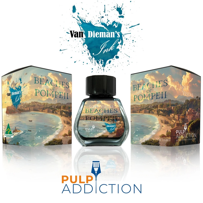 Van Dieman's Pulp Addiction Exclusive Ink - Lost Vistas - Beaches of Pompeii