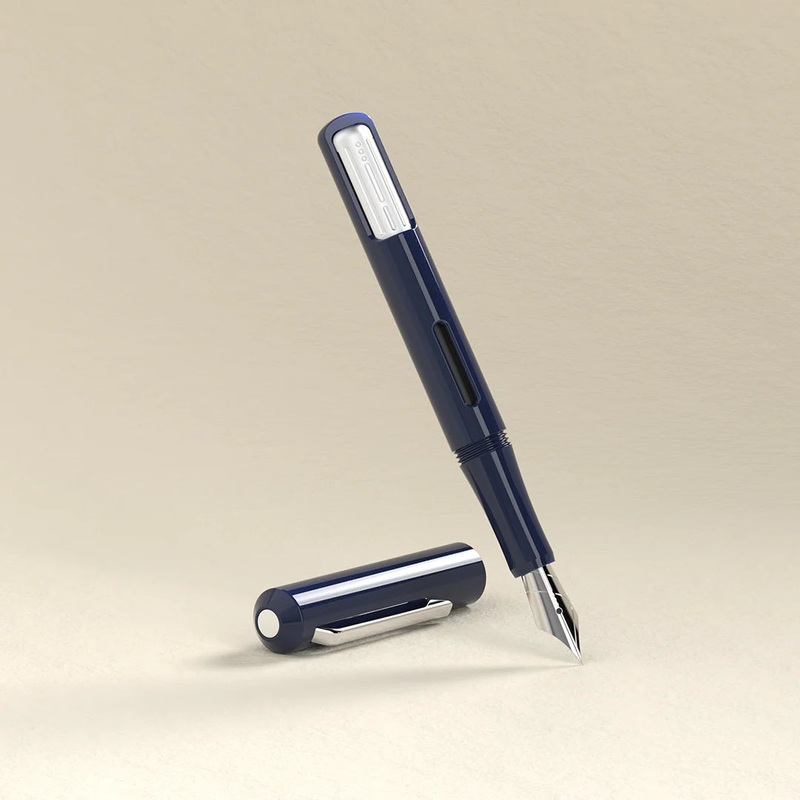 Endless Captiva Fountain Pen - Deep Ocean Chrome