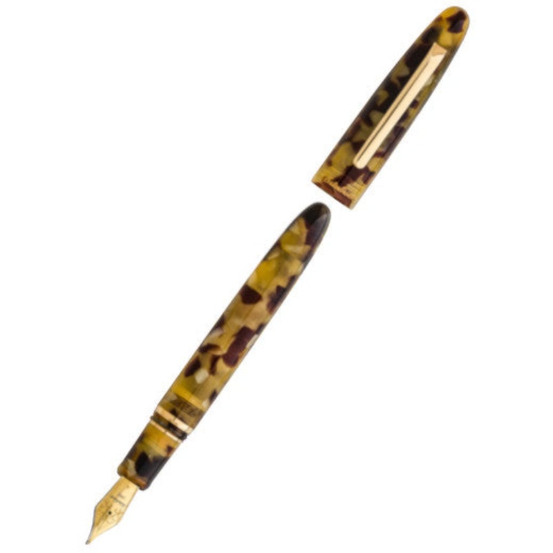 Esterbrook Estie Tortoise Fountain Pen - Gold Trim, Custom Nib