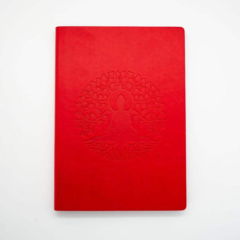 *Clearance* MEMMO Debossed Journal - Rouge (Red)