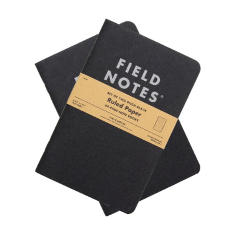 Field Notes Pitch Black Ruled Large Notebook (2)