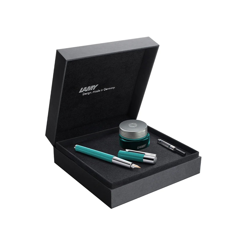 Lamy Scala Fountain Pen and Ink Set - Majestic Jade Limited Edition