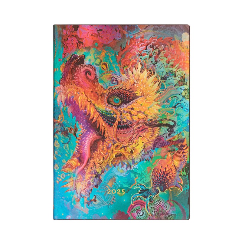 Paperblanks 2025 Diary - Humming Dragon (Flexi) - Day/Week-at-a-Time