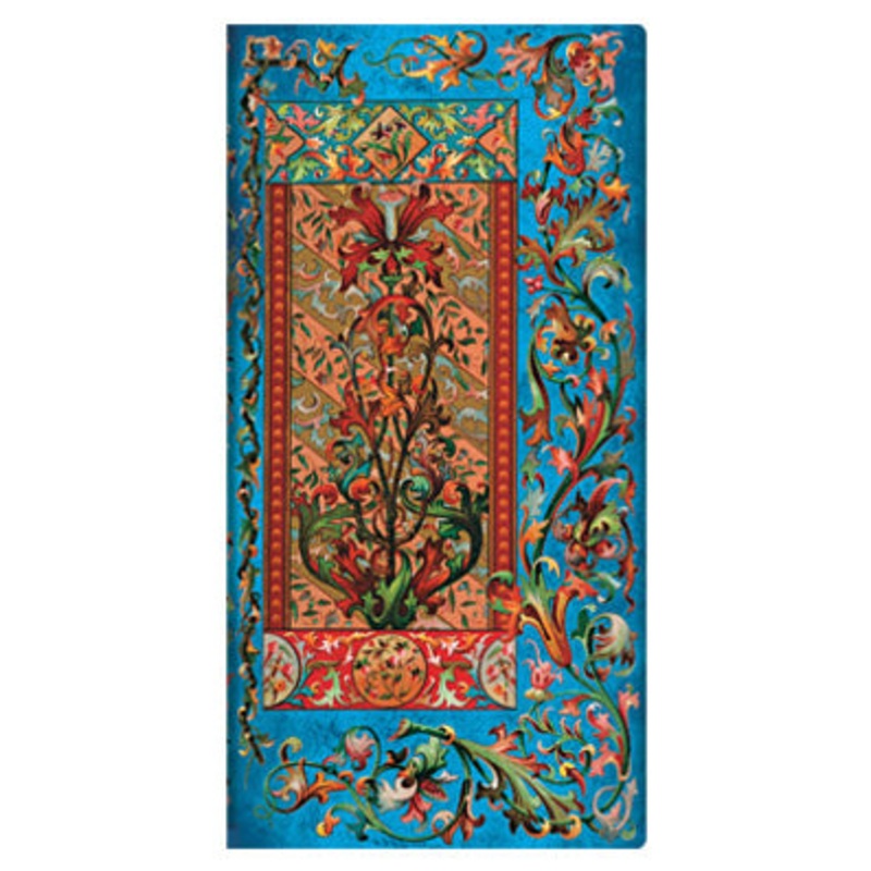 Paperblanks Florentine Cascade Delphine Lined Journal, Slim