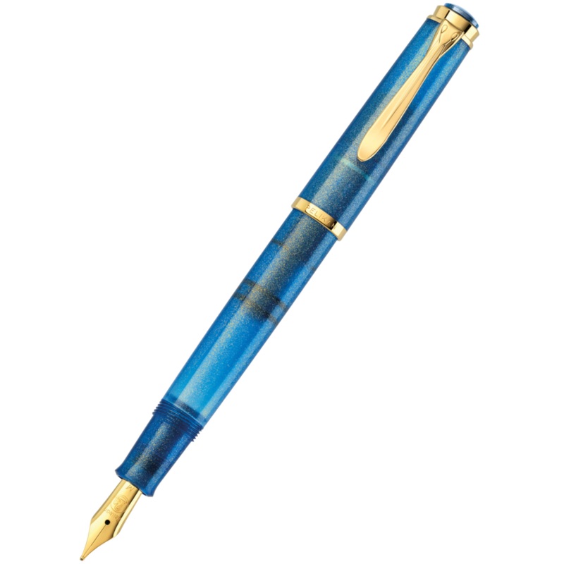 Pelikan M200 Special Edition Fountain Pen - Golden Lapis