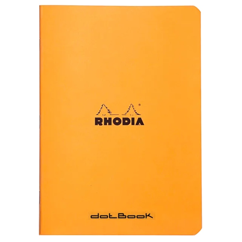 Rhodia Notebook A5 - Orange, Dotted