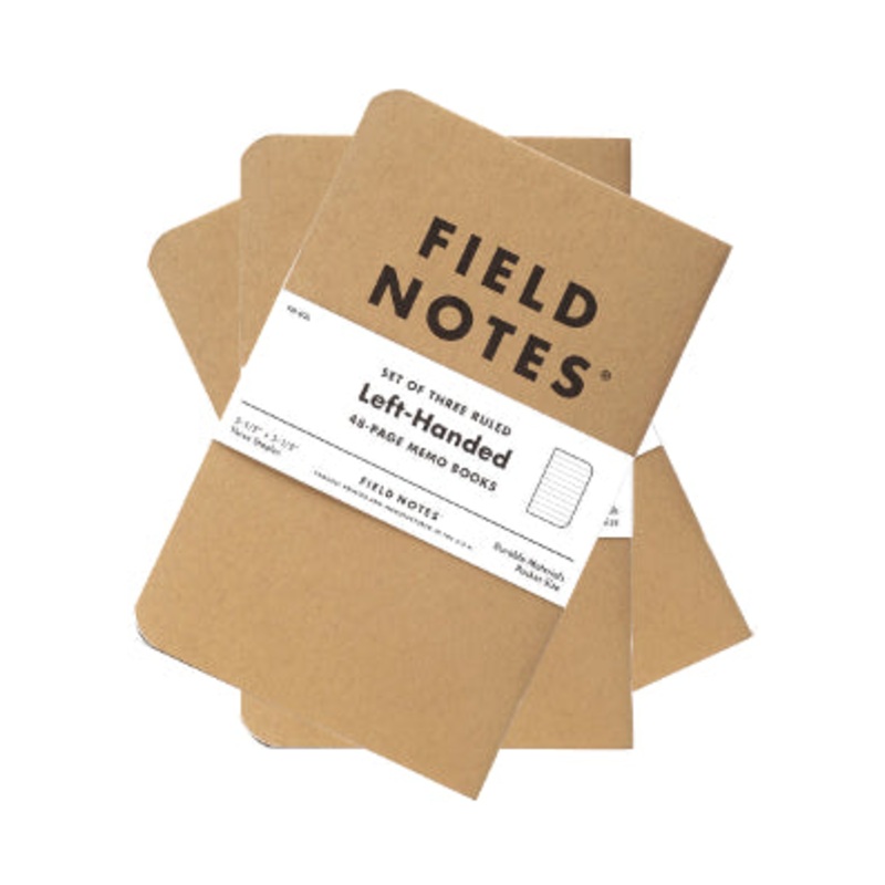 Field Notes Left Handed Ruled Notebooks (Set 3)