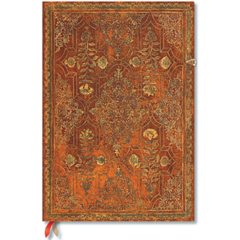 Paperblanks Fall Filigree Persimmon Grande Unlined Journal