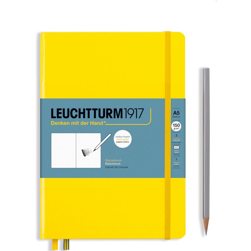 Leuchtturm1917 Medium (A5) Sketchbook - Lemon
