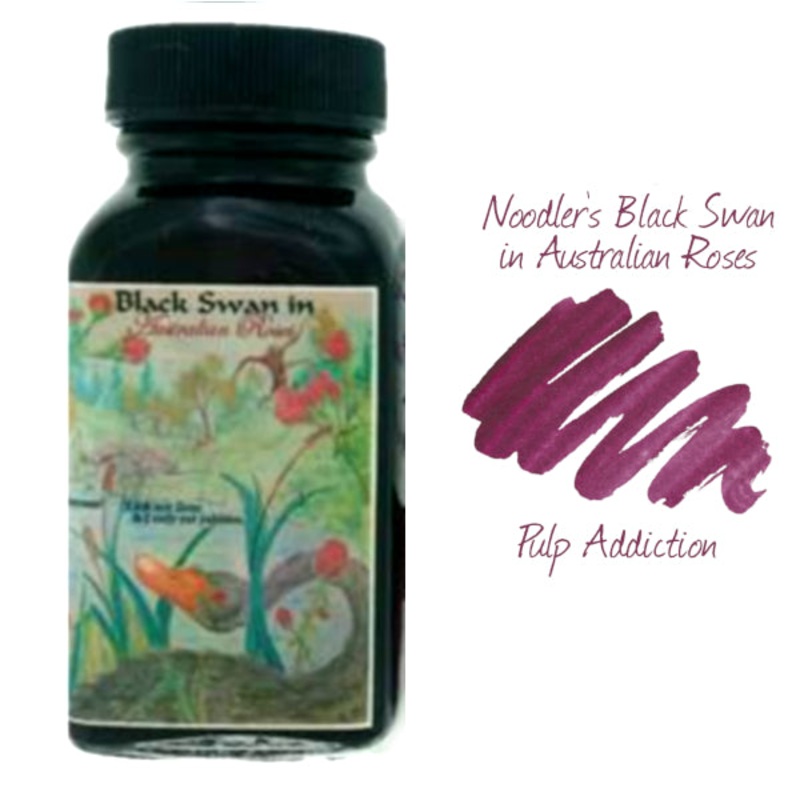 Noodler's Black Swan in Australian Roses Ink - 88ml