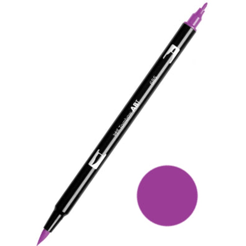 Tombow ABT-685 Deep Magenta Dual Brush Pen
