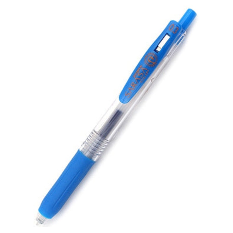 Zebra Sarasa Clip Gel 0.3mm Cobalt Blue Rollerball Pen