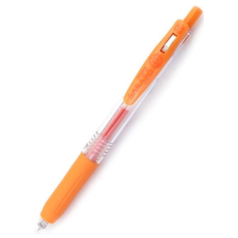 Zebra Sarasa Clip Gel 0.3mm Orange Rollerball Pen