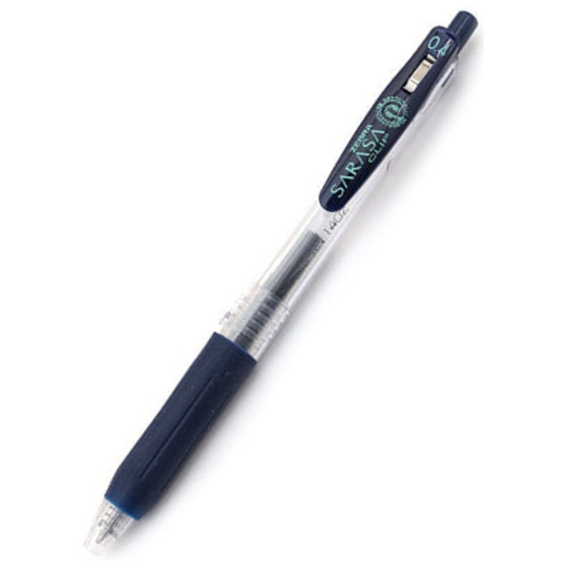Zebra Sarasa Clip Gel 0.4mm Blue Black Rollerball Pen