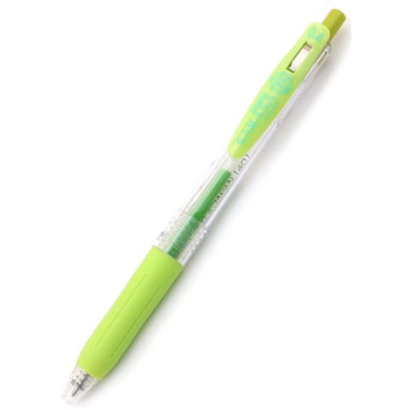 Zebra Sarasa Clip Gel 0.4mm Light Green Rollerball Pen