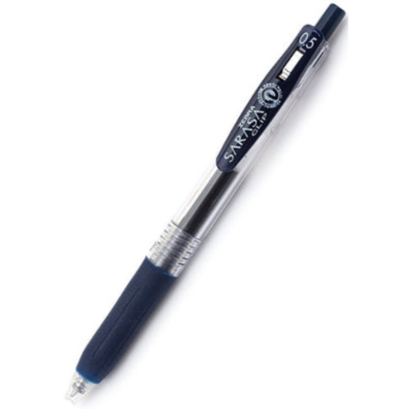 Zebra Sarasa Clip Gel 0.5mm Blue Black Rollerball Pen