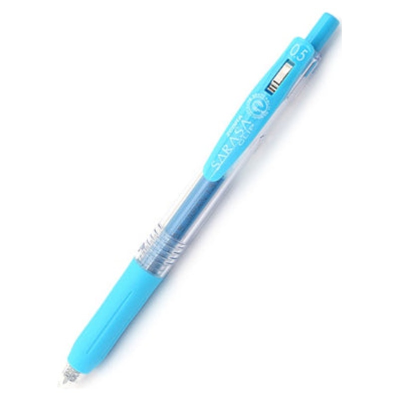 Zebra Sarasa Clip Gel 0.5mm Light Blue Rollerball Pen