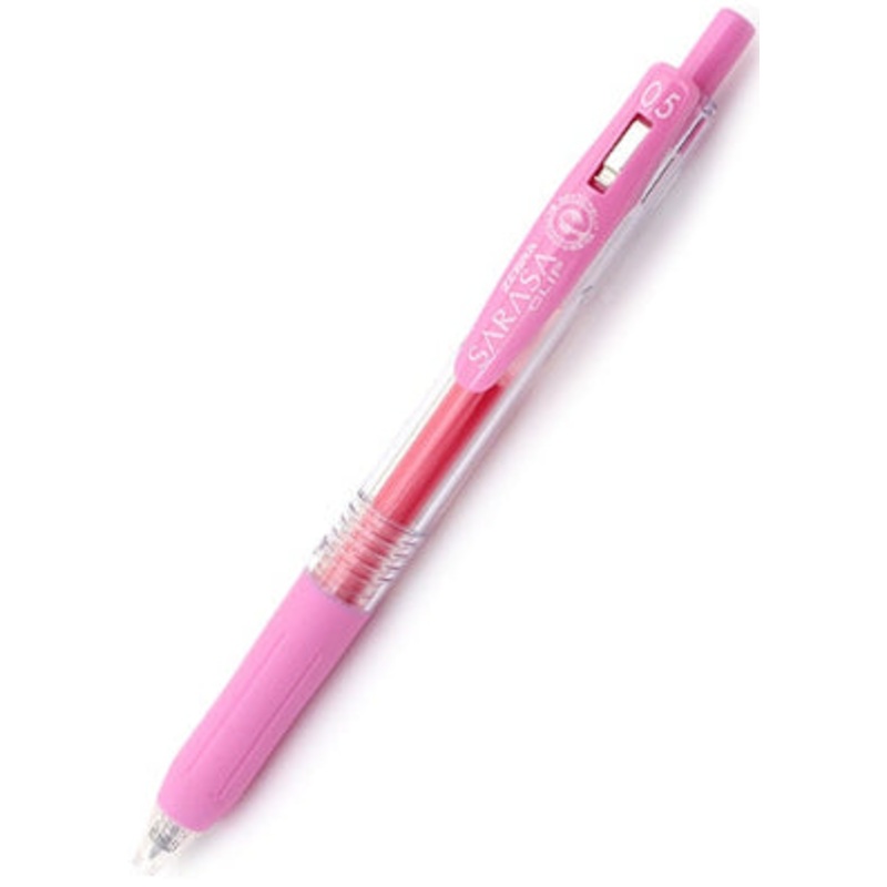 Zebra Sarasa Clip Gel 0.5mm Light Pink Rollerball Pen