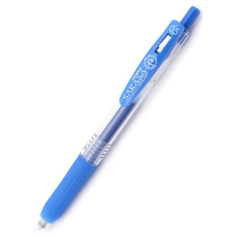 Zebra Sarasa Clip Gel 0.5mm Pale Blue Rollerball Pen