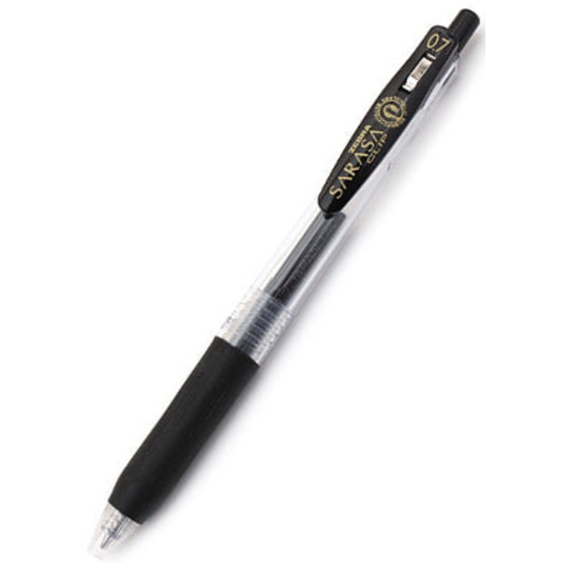 Zebra Sarasa Clip Gel 0.7mm Black Rollerball Pen